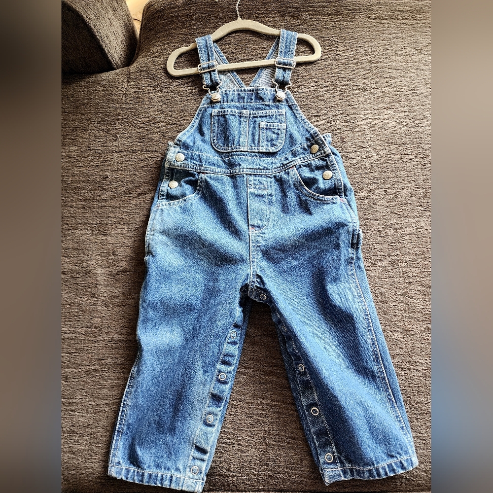 GAP Kids Blue Denim Overalls